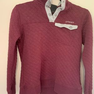 Spyder Burgundy Pullover